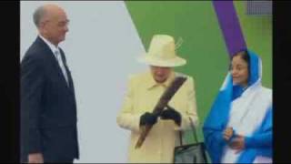 Commonwealth baton starts journey to India [upl. by Savihc]