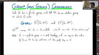 An introduction to group and Galois cohomology part 1 [upl. by Elhsa]