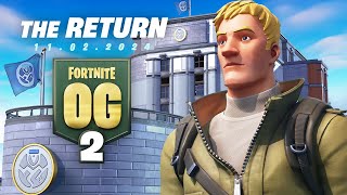 Our FIRST LOOK At Fortnite OG 2 [upl. by Kylynn338]