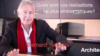 Bernard Tschumi quotJaimerais construire plus en Suissequot [upl. by Allertse471]