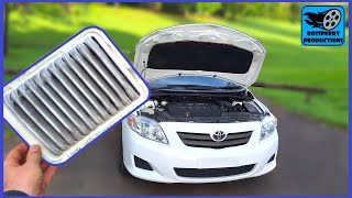 How to replace the air conditioning filter on a 2002 Toyota Corolla [upl. by Dustie]