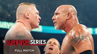 FULL MATCH Goldberg vs Brock Lesnar Survivor Series [upl. by Reisman126]