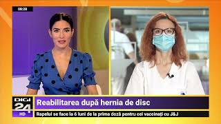 Recuperarea după hernia de disc – Dr Simona Fătulescu  Spitalul Clinic SANADOR [upl. by Leduar]