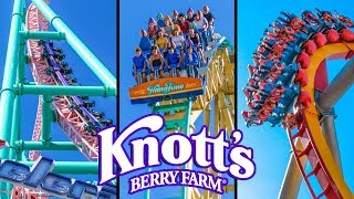 Top 10 Fastest Rides amp Roller Coasters at Knotts Berry Farm [upl. by Levitt]