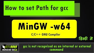 fix gcc is not recognized as an internal or external command  GCCG No such file or directory [upl. by Einatirb]