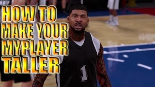 NBA 2K16 TipsTricks  HOW TO BREAK HEIGHT CAP ON MY CAREER [upl. by Ragas605]