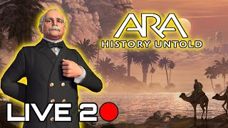 Ara History Untold  Gameplay ITA LIVE 02  Germania con Bismarck [upl. by Tudela]