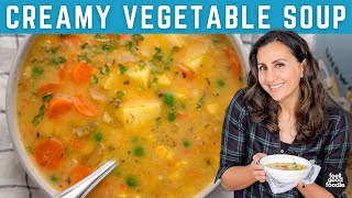 Creamy Vegetable Soup  Vegan amp DairyFree [upl. by Zollie]