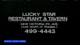 Lucky Star Restaurant amp Tavern Commercial  1986 [upl. by Ahsahtan]