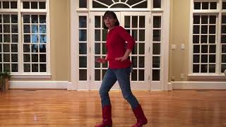 Uptown Funk Instructional Line Dance Video [upl. by Saunder]