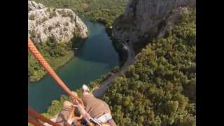 Zip line Omis [upl. by Lasko]