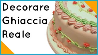 GHIACCIA REALE decorare torte di compleanno by ItalianCakes [upl. by Nosnehpets]