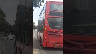 LK65ENO T302 Enviro 400 on route 229 leaving Kingswood Avenue [upl. by Nirrej]