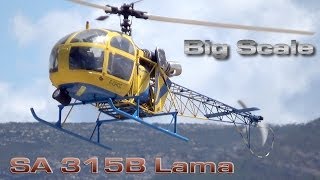 Big Scale Turbine Helicopter Heliand Aerospatiale SA 315B [upl. by Silma324]