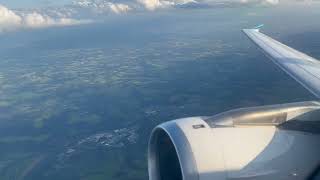 Flugzeug Geräusche zum Einschlafen Echtes Flugvideo Relaxation 404 h [upl. by Naruq]