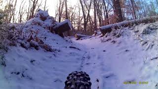 Chimney Rock NJ in the snow [upl. by Nahsab]