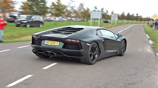 Lamborghini Aventador LP7004 with Akrapovic Exhaust Revs amp Accelerations [upl. by Natiha140]