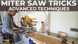 Advanced Miter Saw Techniques  Tricks Youve Probably Never Seen [upl. by Crespi933]