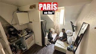 La cruda realidad de vivir en los MICRO APARTAMENTOS de París 🇫🇷 [upl. by Suoivatram862]