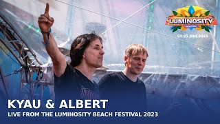 Kyau amp Albert live at Luminosity Beach Festival 2023 LBF23 [upl. by Azeel683]