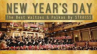 Wien Classics  NEW YEARS DAY CONCERT  The Best Waltzes amp Polkas By Strauss [upl. by Tahpos]