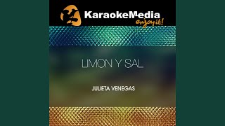 Limon Y Sal Karaoke Version In The Style Of Julieta Venegas [upl. by Anem]