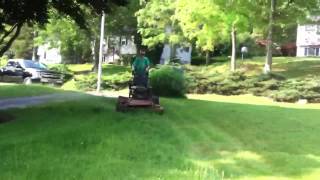 Exmark mowing tall grass [upl. by Airat964]