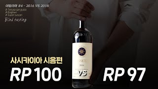 시음 사시카이아 블라인드 테이스팅2016 vs 2018 I 수퍼투스칸 2  Sassicaia Tasting [upl. by Ahsinrad]