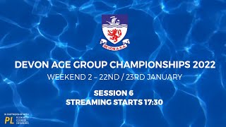 Devon Age group Championships 2022  Session 6 [upl. by Niletac940]