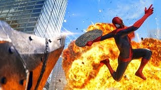 SpiderMan vs Rhino  Final Fight Scene  The Amazing SpiderMan 2 2014 Movie CLIP HD [upl. by Naud]