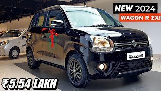 Maruti Suzuki Wagon r 2024 new model in india Wagon r ZXI 2024 on road price features review [upl. by Claiborn]