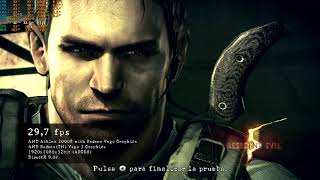 RESIDENT EVIL 5  athlon 3000g  radeon vega 3  8gb ram dual channel [upl. by Toolis]