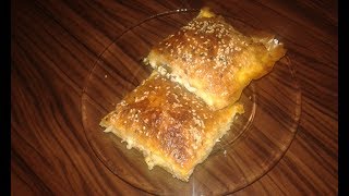 Baklavalık Yufka ile Peynirli Börek Yapımı [upl. by Noryv240]