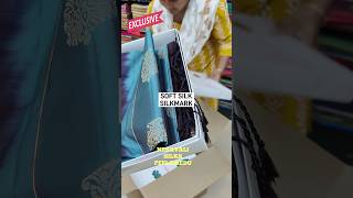 UNBOXING‼️ SOFT Silk TurningSide PuttaTissue Border😍 Kanchipuram Pattu❣️ [upl. by Elvira907]