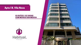 Apartamento à venda 3 quartos 2 vagas Bairro Vila Nova BlumenauSC [upl. by Rip]