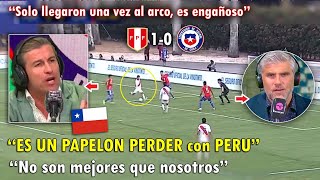 DESTROZADOS PERIODISTAS CHILENOS REACCIONARON ASI A PERU VS CHILE SUB 23 10 HOY [upl. by Uamak968]