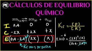 Ejercicios 1 2 y 3 EQUILIBRIO QUÍMICO  CONCENTRACIONES Kc y Kp [upl. by Annaeerb]