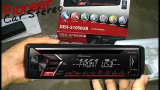 Pioneer DEHS1050UB Car Stereo  UNBOXING [upl. by Tloh]