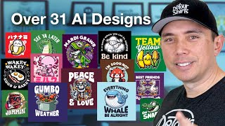 TShirt Designs with AI in 2024  6 Tips amp Tricks I Learned Along the Way [upl. by Nhguavaj]