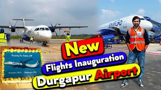 First Flight to Bhubaneshwar Bagdogra Guwahati from Durgapur Airport  Be a Part of History Ep 353 [upl. by Cly]