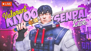 🔴Day 102  Valorant Rank Push Stream  Kiyoo Senpai  valorant [upl. by Ramey]