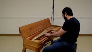 Zuckermann doublefretted clavichord by David Calhoun [upl. by Ardnovahs477]