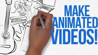 How to Make Whiteboard Animation for Free With Powtoon  Whiteboard Video [upl. by Iteerp780]