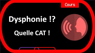 Dysphonie  tout savoir 🔍 sur ce trouble de la voix 🧐  Cours  ORL [upl. by Sweatt]