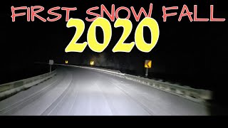 Vlog●94 FIRST DAY WINTER DRIVING 2020  PINOY TRUCKER IN ALBERTA 🇨🇦 [upl. by Aicilaanna]