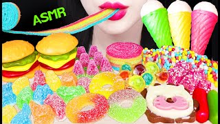 ASMR RAINBOW JELLY CANDY 알록달록 젤리 캔디 먹방 EATING SOUNDS [upl. by Foss]