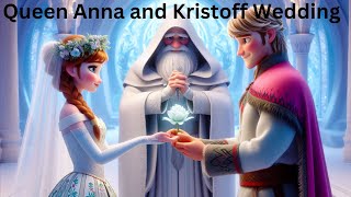 Anna and Kristoff Wedding A Fairy Tale of Love and Romance Frozen Animated Cartoon Story for Kids [upl. by Perusse324]