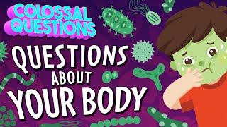 Bathrooms Boogers and MORE 7 Questions About Your Body Answered  COLOSSAL QUESTIONS [upl. by Craw571]