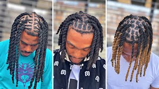 10 Loc Styles For Men  Dreads By Locs And Tingz [upl. by Jacquet702]