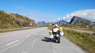 Motorcycle Tour to Norway Cologne  North Cape  Part 5 Lofoten Islands [upl. by Eulalee]